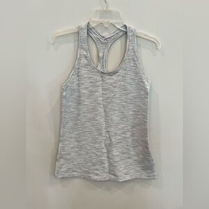 Lululemon Athletica Gray Fitted Sleeveless Tank Top size 10. Never worn.
